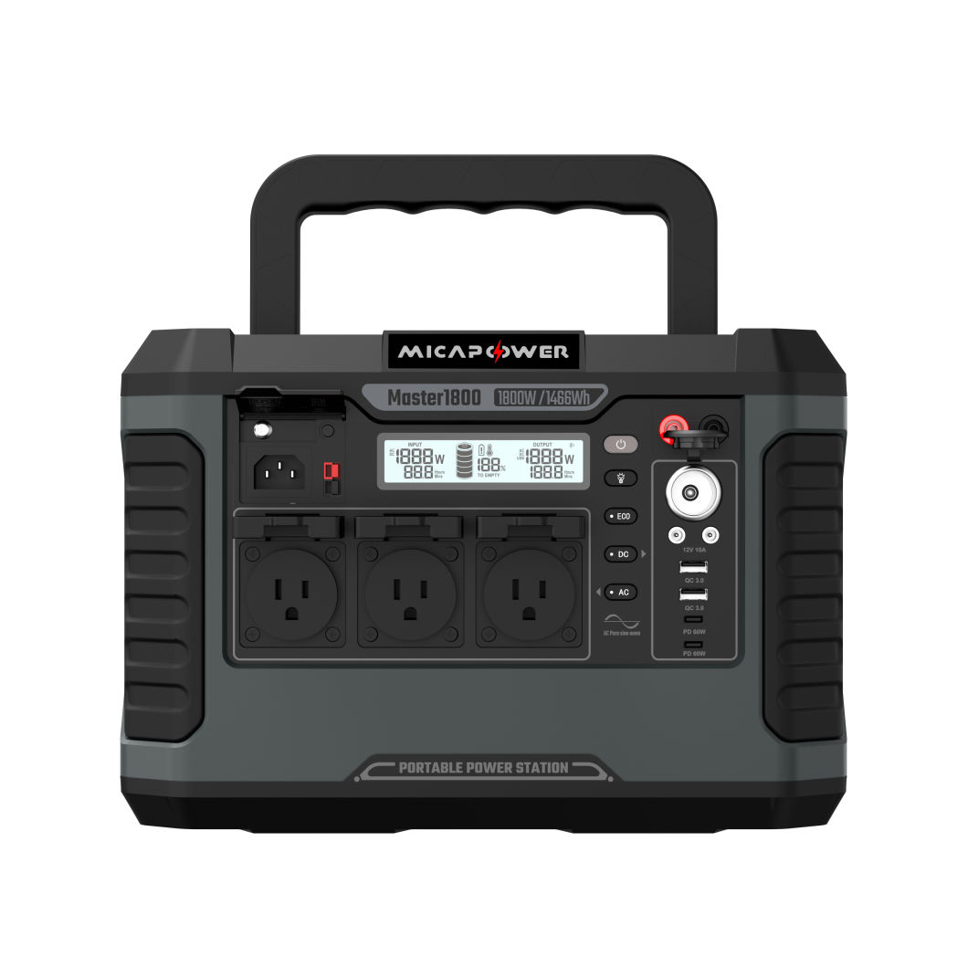 Portable Multi-Function Power Station 200W 60W Connected with Solar Panel for Camping Hunting Fishing Outdoor Mobile Power Bank