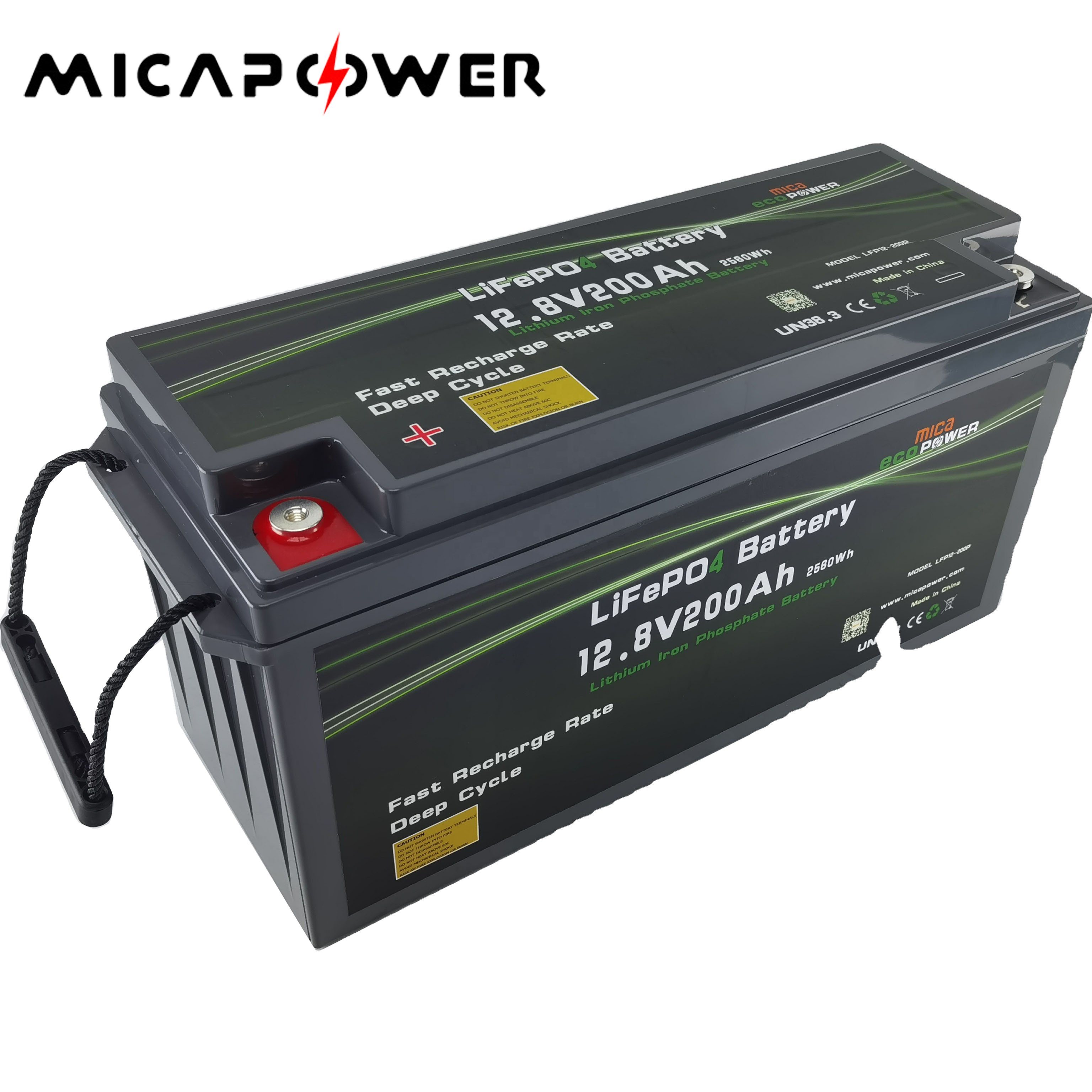Wholesale Deep Cycle Solar Energy LiFePO4 12V 50ah 80ah 100ah 200ah Battery Pack with Un38.3 Certificate