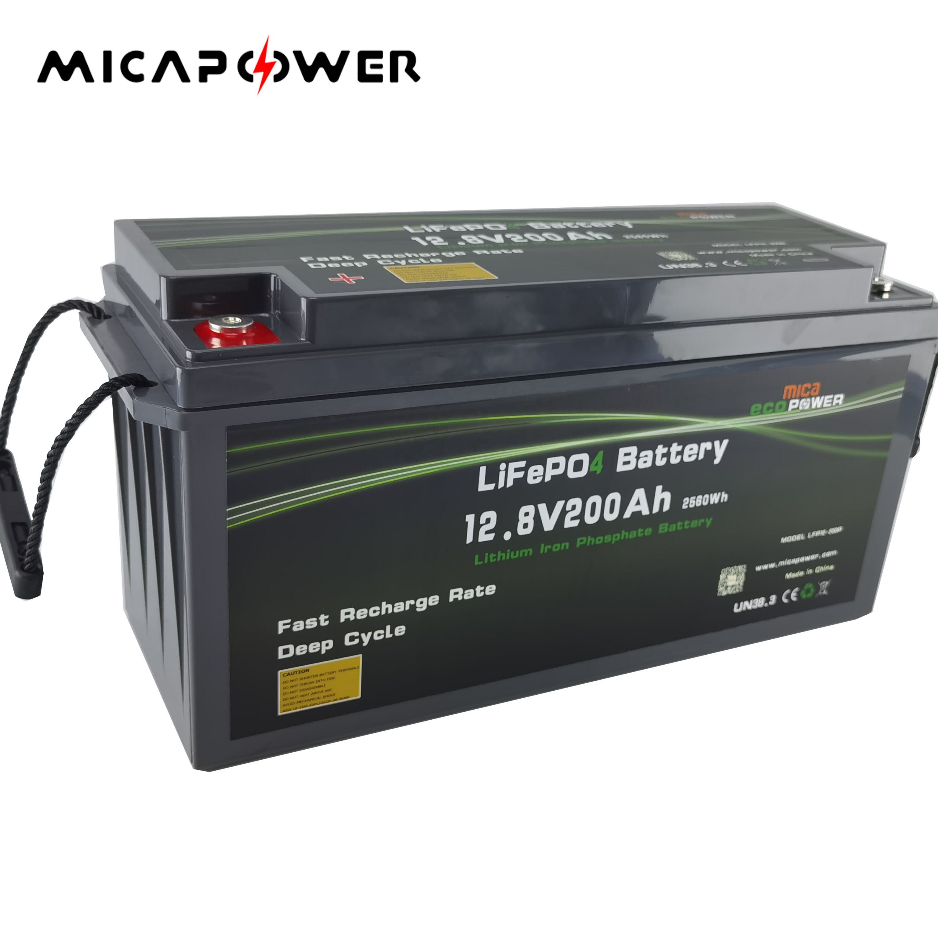 Wholesale Deep Cycle Solar Energy LiFePO4 12V 50ah 80ah 100ah 200ah Battery Pack with Un38.3 Certificate