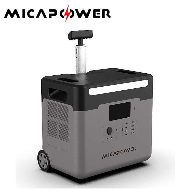 3600W Solar Intelligent Controller 48V LiFePO4 Battery UPS MPPT 3000W Trolley Power Stations