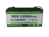 Mica 12V 12.8V Rechargeable Battery Pack Lithium Power Battery Lithium Battery Home Energy Storage LiFePO4 Li-ion Battery Pack for Home/Solar/Marine/Yacht