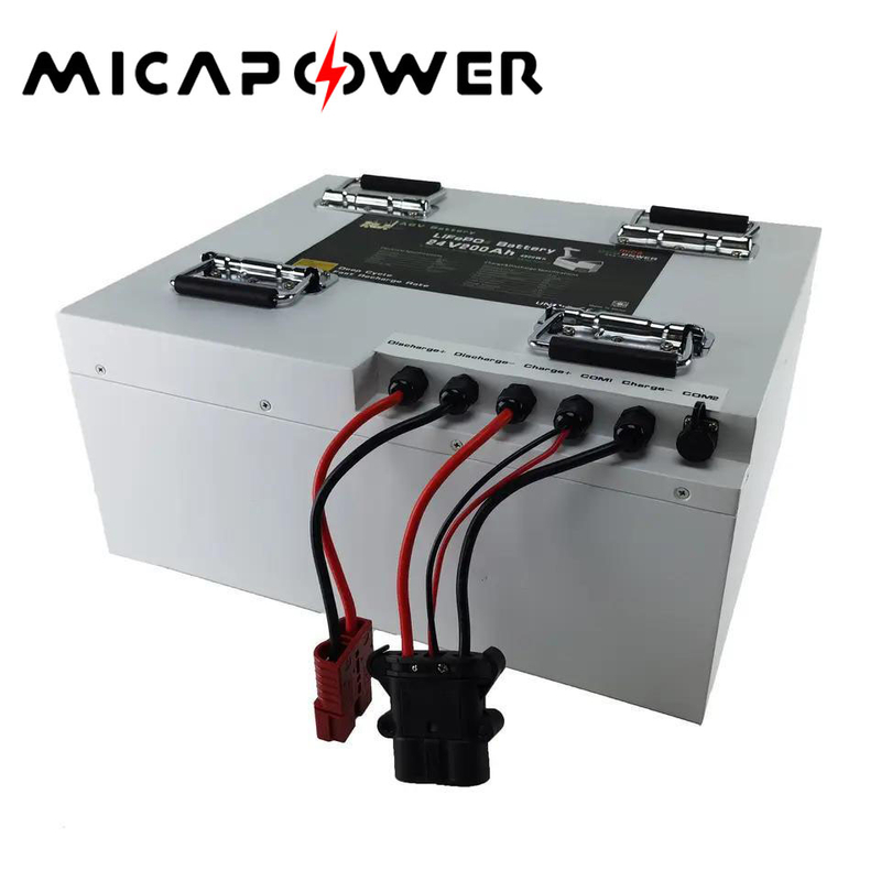 Golf Cart RV Marine 24V 25.6V 120ah LFP Batteries 36V 48V 50ah 80ah 100ah Lithium Li-ion Batteries