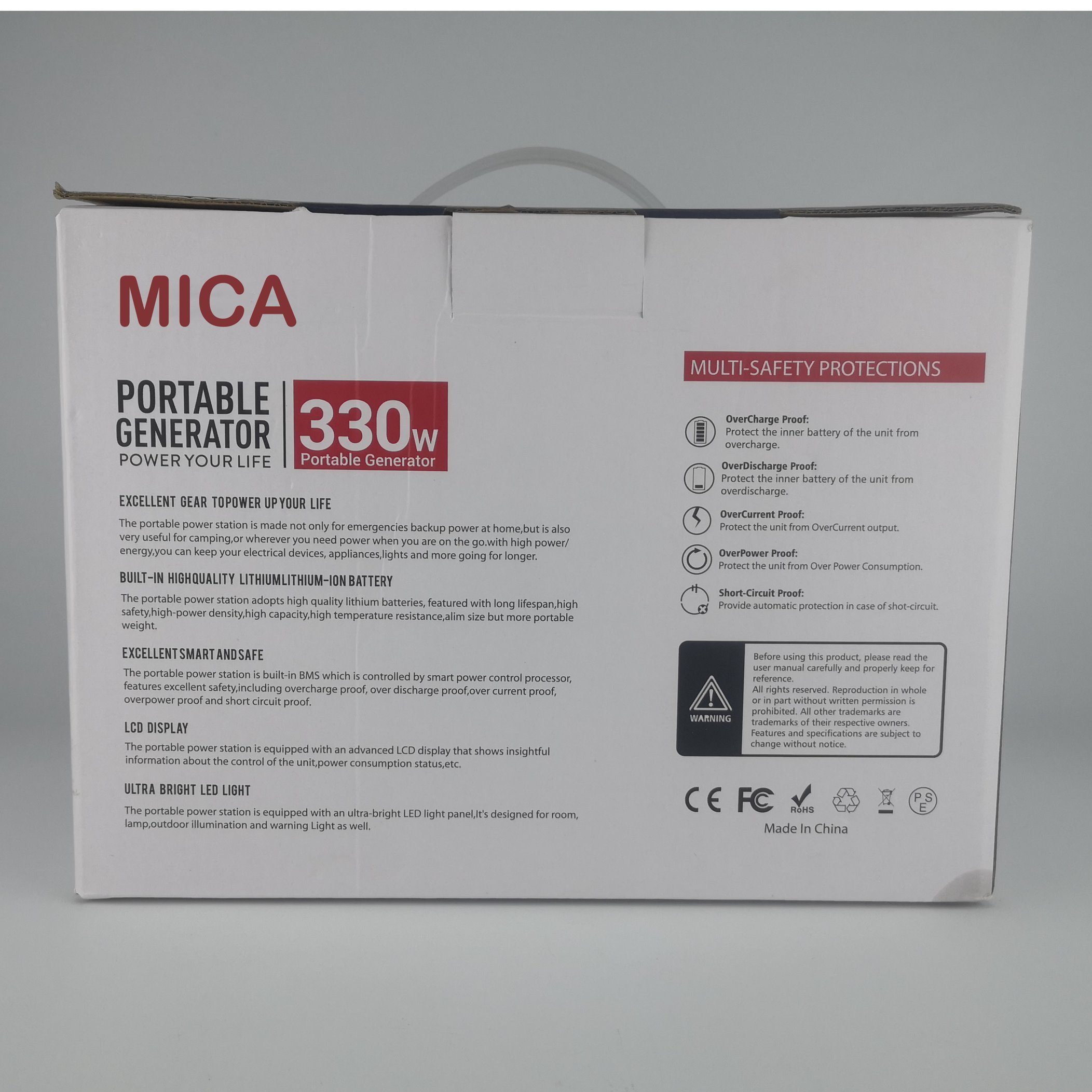 Factory Price 330W 78000mAh Portable Power Station Wireless Charging Power Generator with LCD Display AC DC USB for Camping Outdoor Emergency Travel