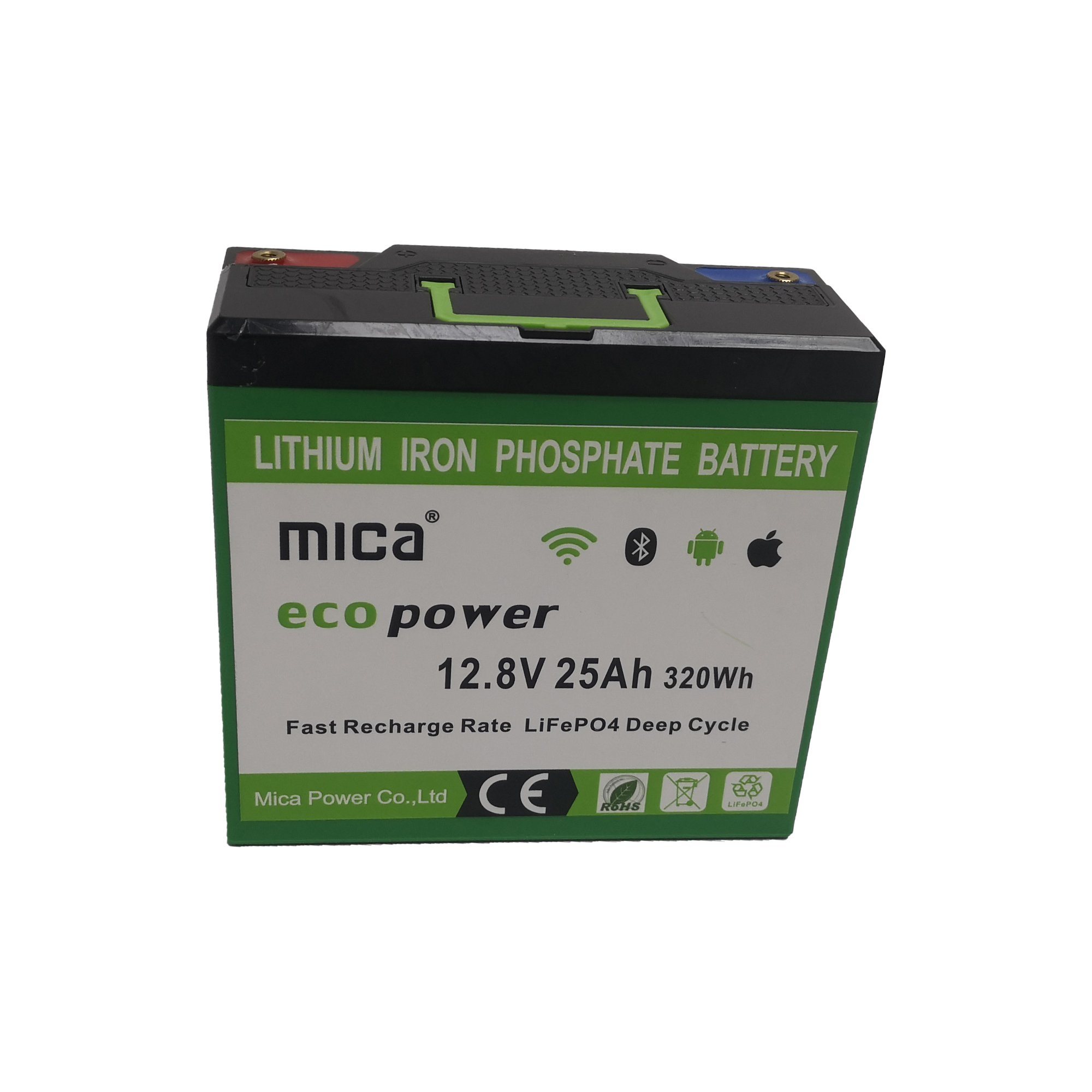 12V 25ah Lithium Ion Battery Deep Cycle High Power Battery Pack LiFePO4 for Solar Energy System Backup Series Parallel