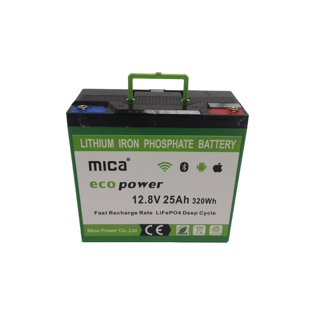 Deep Cycle Solar Rechargeable 12V 25ah LiFePO4 Battery for Golf Cart/UPS/Telecom/5g Base