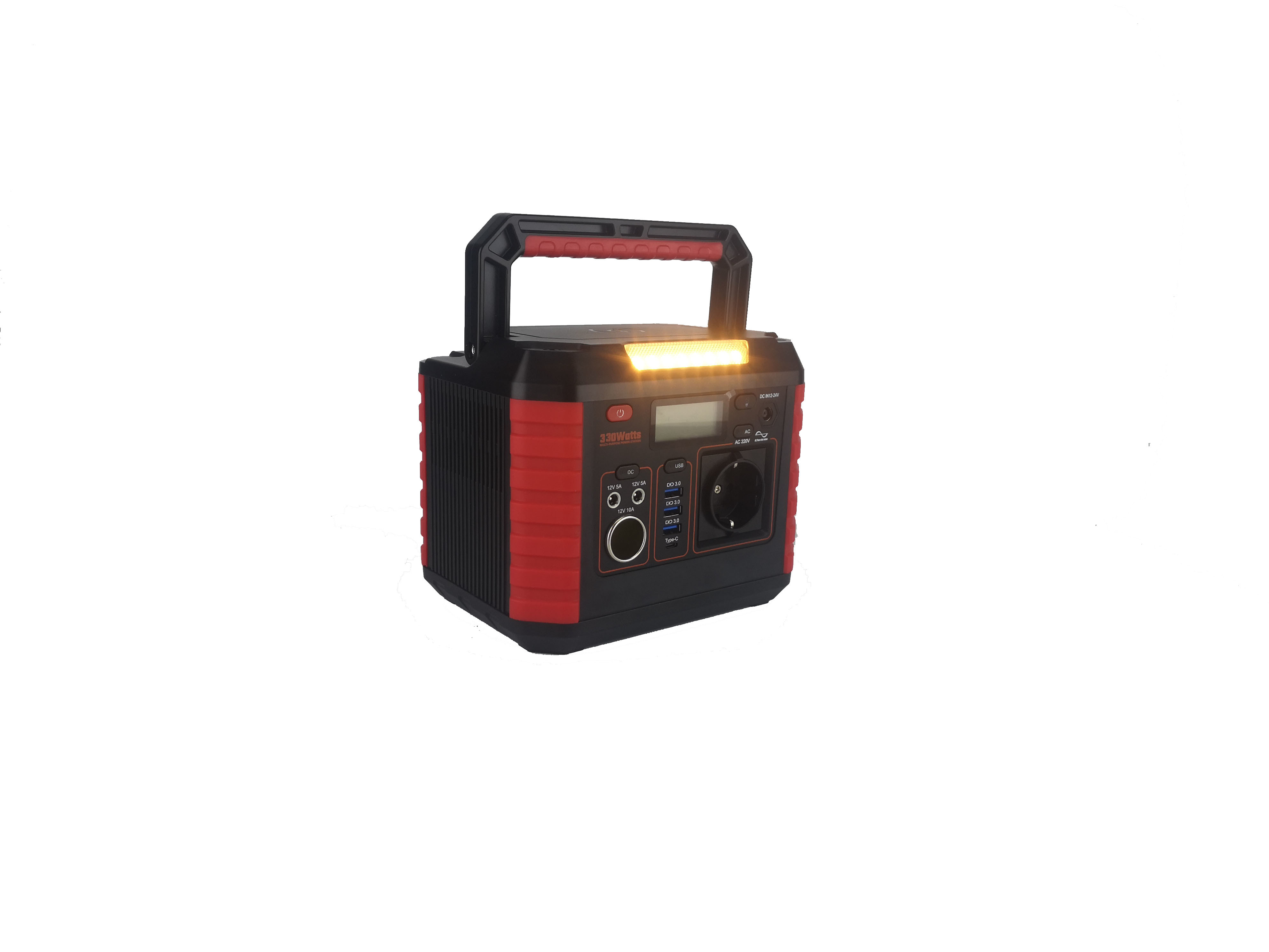 Mica 330W Portable Power Station Lithium Ion Battery with AC/DC/USB Charging for Camping Outdoor Life and Emergency Situations