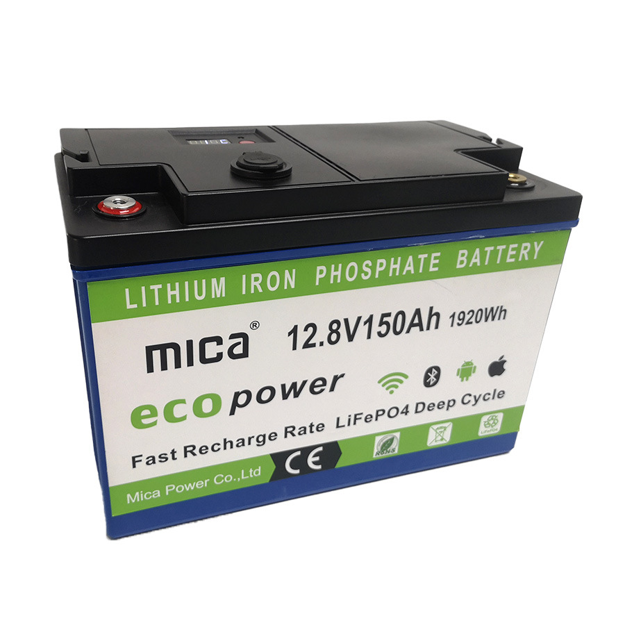 12V 150ah LiFePO4 Battery Pack Lithium Battery Rechargeable Deep Cycle with BMS for Solar Energy Storage System Solar Street Light UPS PV