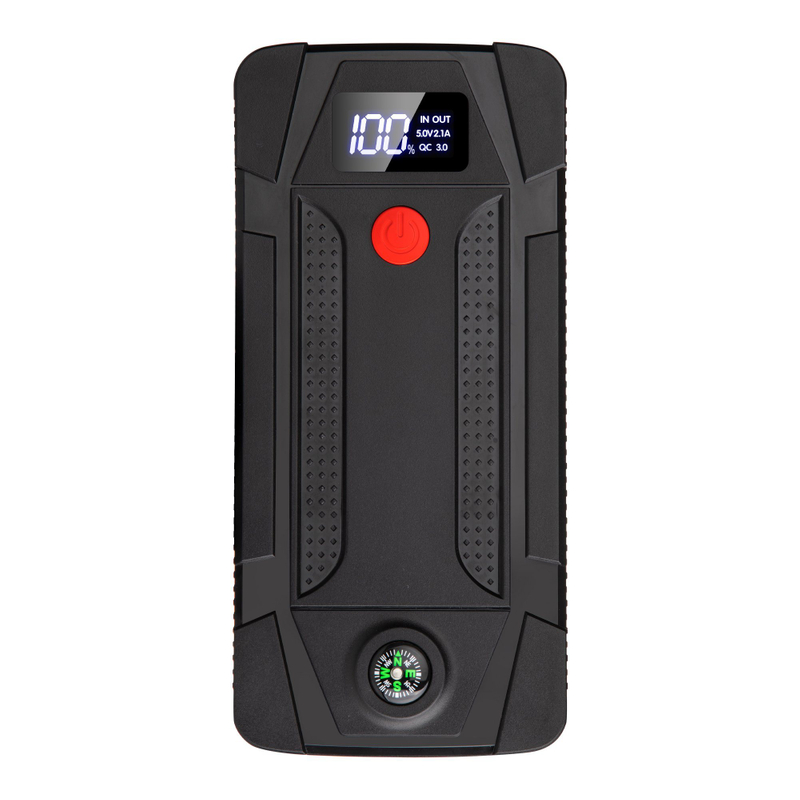 Factory ISO9001 China 12V 12000mAh Multi Function Automobile Emergency Starting Power Supply Jump Starter Car Booster Battery with Compass High Capacity