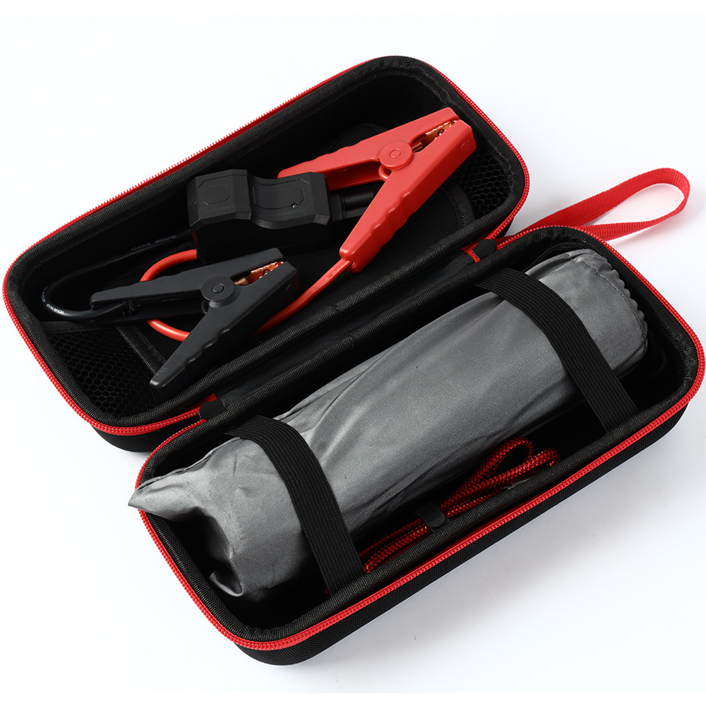 New Upgrade Car Jump Starter 3-in-1 Power Bank Flash Light 12V 600A Battery Multi Functional Power Supply Auto Car Battery with a Set of Toolkit