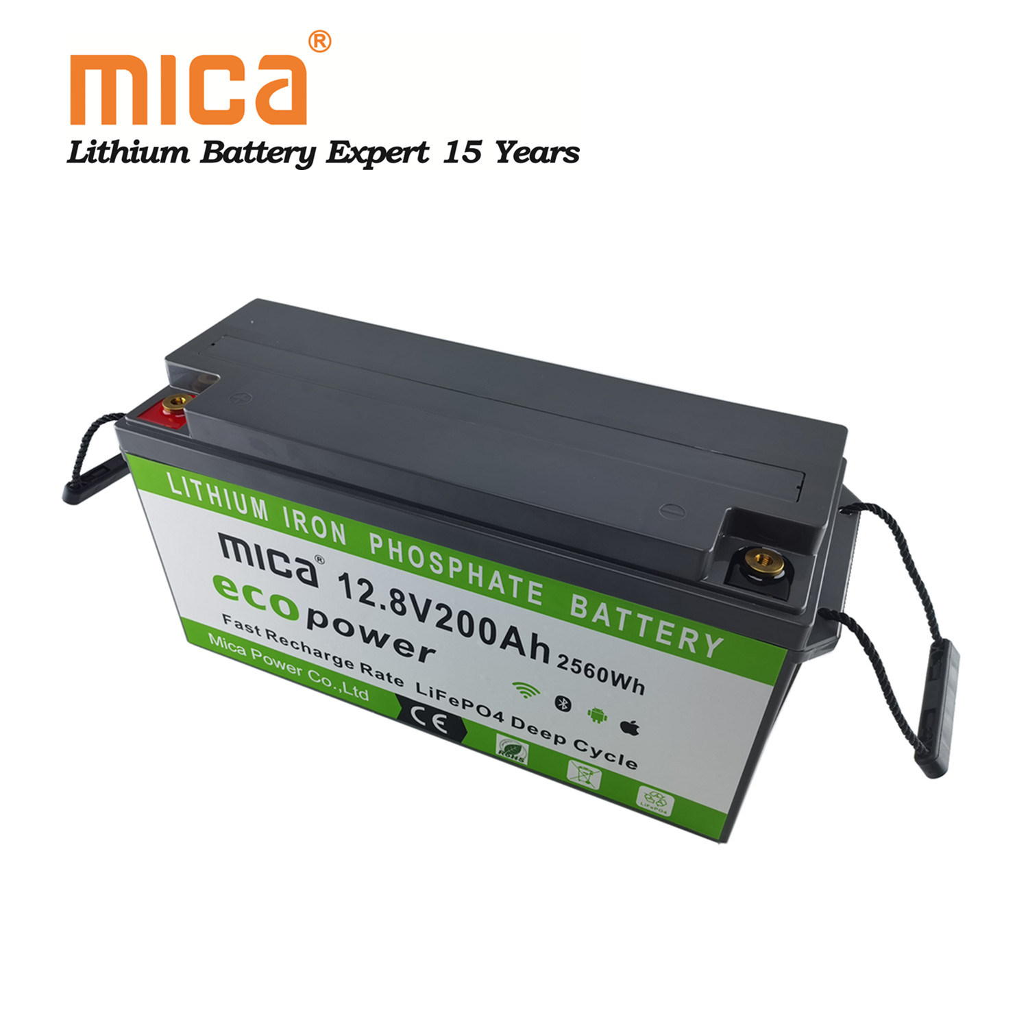 Solar Battery 12V 200ah 24V 100ah Deep Cycle Battery Lithium Ion Battery 100ah 12V