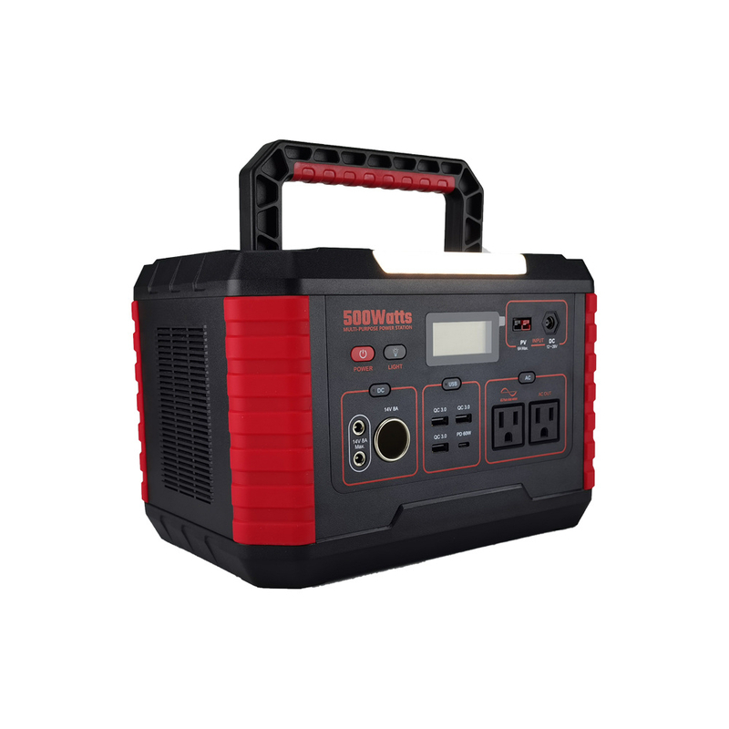 500W Big Capacity Power Storage Outdoor Using Power Station with LED Light