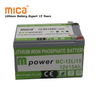 Factory Directly Supply Mica Deep Cycle Lithium Ion Battery 12V 15ah Lithium Batteries 12.8V LiFePO4 Battery Rechargeable Battery Pack LiFePO4-Batterie