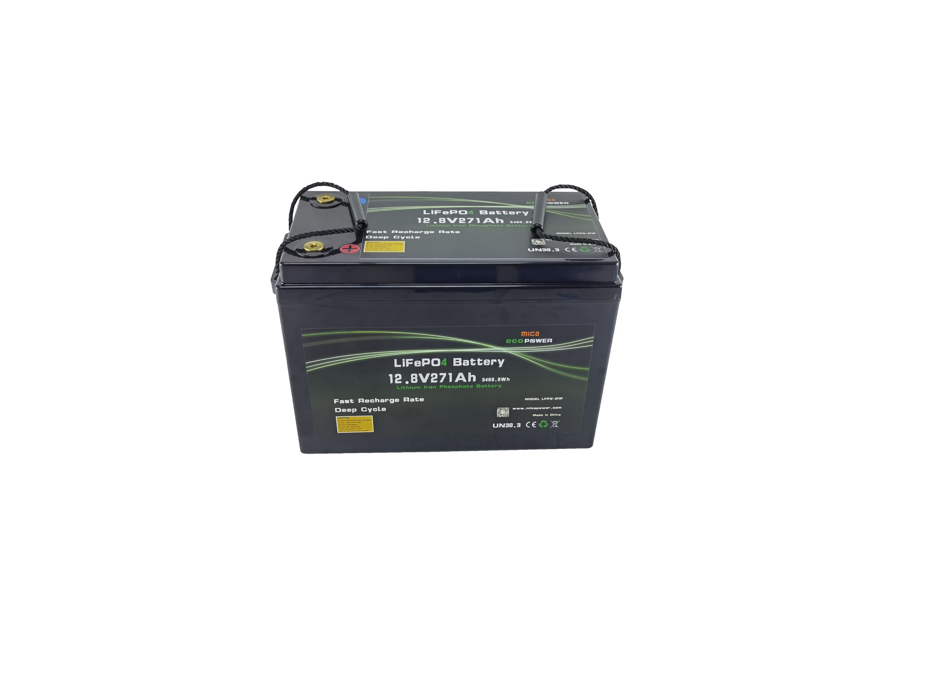 Mica 12V LiFePO4 Battery 200ah 271ah 280ah Lithium Battery for Marine Boat Caravan RV PV Backup Golf Cart