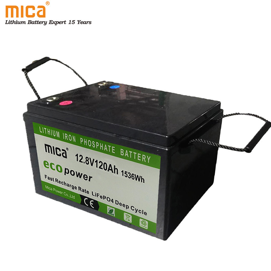 12V/12.8V 120ah LiFePO4 Battery for Golf Cart Tricycle Support in Series Lithium Ion Battery Rechargeable Deep Cycles