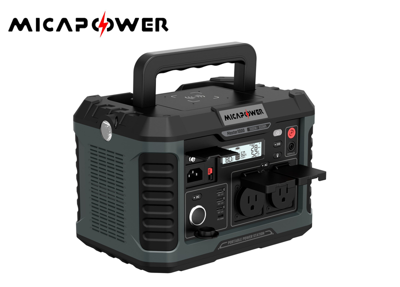 1000W 2000W Portable Rechargeable Solar Wind Power Station Portable Power Station with Lithium LiFePO4 Battery