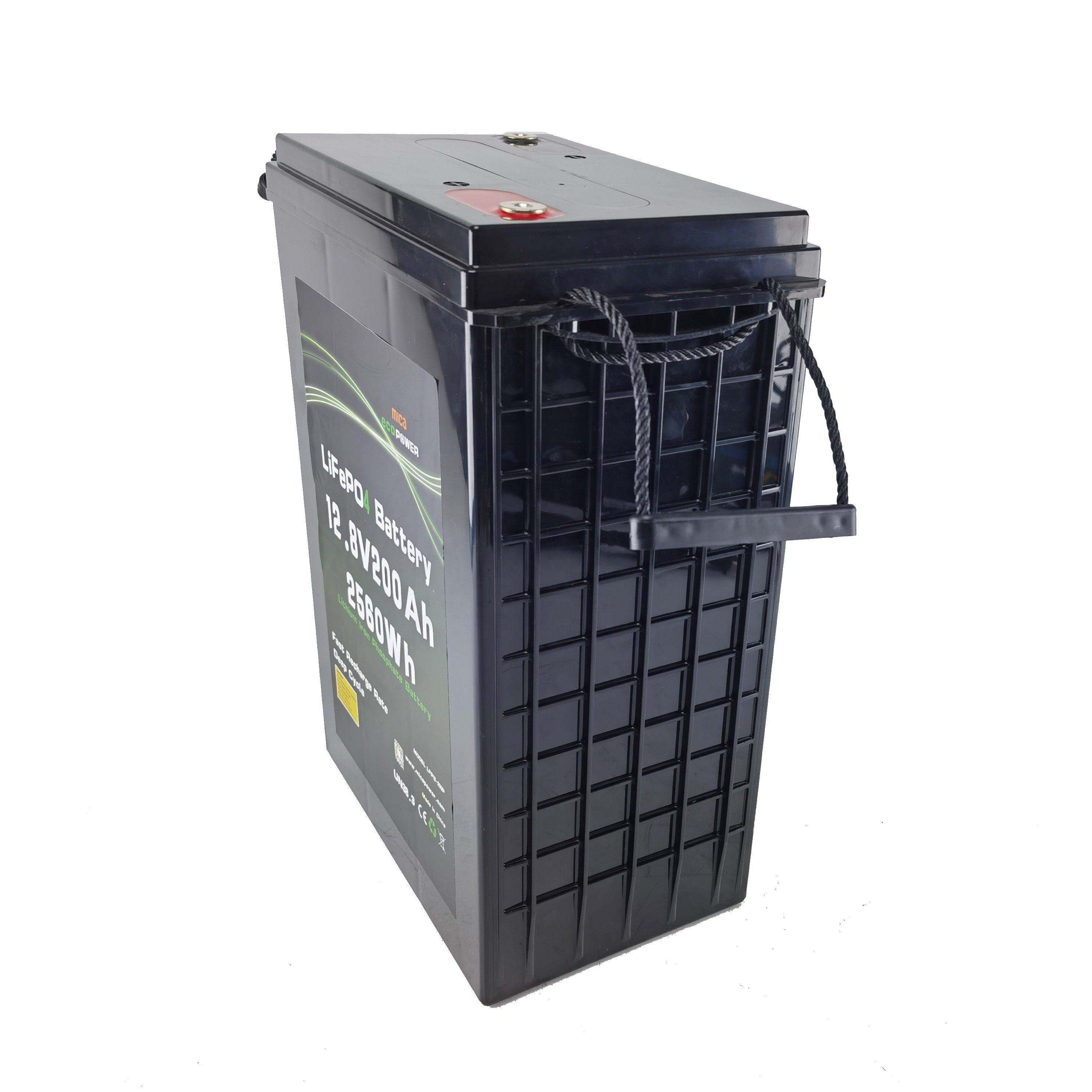 Batterie De Solar12.8V 200ah 5000 Cycle with CE/Un38.3/IEC62133/MSDS Lithium Ion Battery for Solar Gulf Cart Boat E-Bike