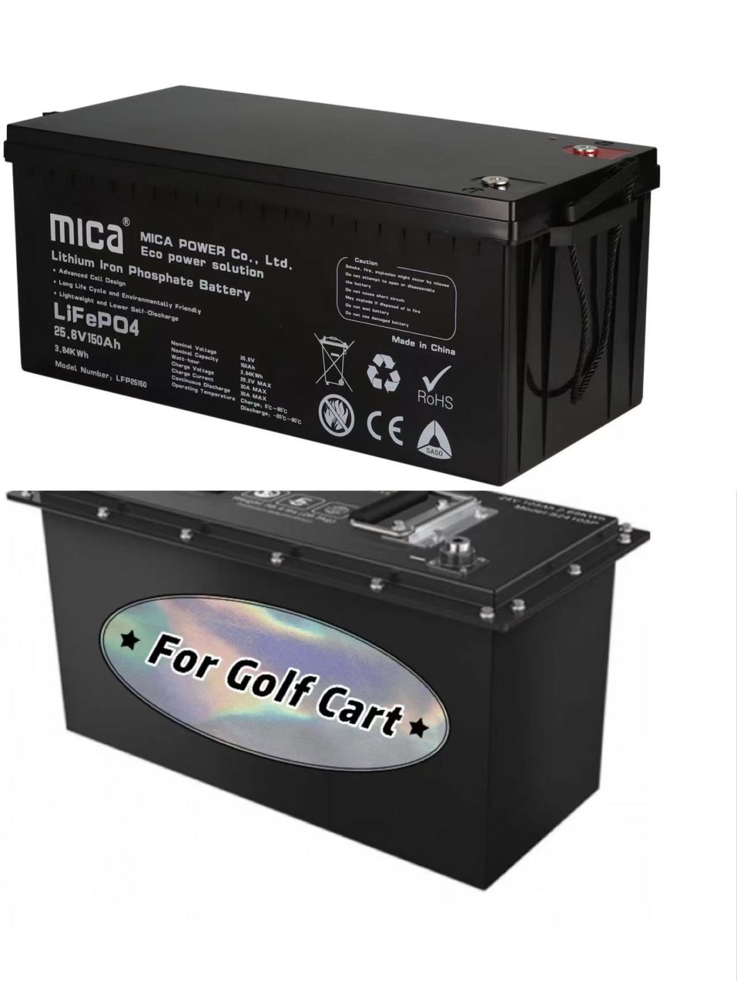 Factory 12V 24V 36V 48V 200ah/100ah/300ah Lithium Phosphate LiFePO4 Battery 12V for Solar Energy Storage/Marine/RV/Boat/Bluetooth APP with Un38.3/UL
