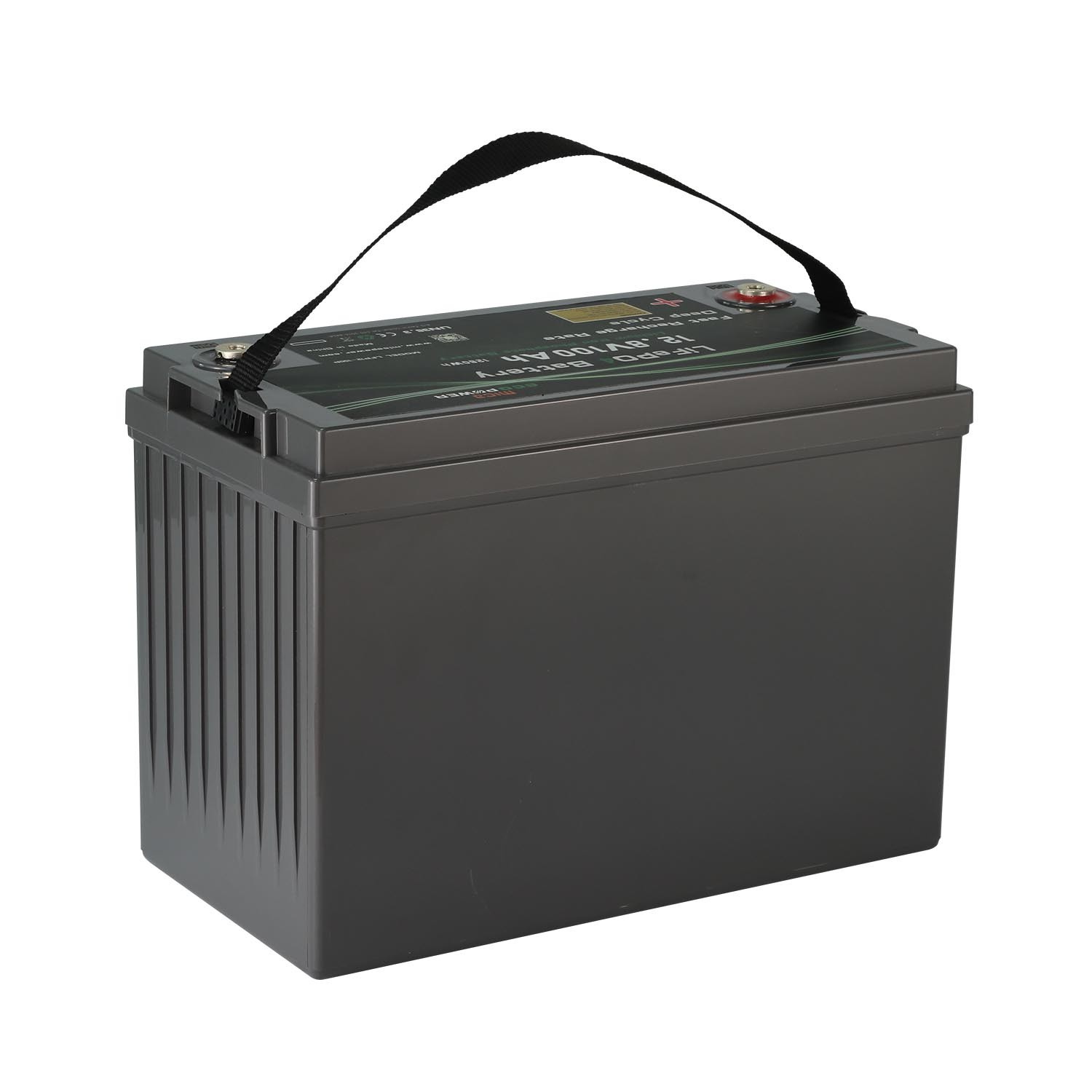 12.8V 1280wh Lithium Battery 100ah LiFePO4 with 100A BMS Over 4000+ Rechargeable Deep Cycles Support in Series/Parallel
