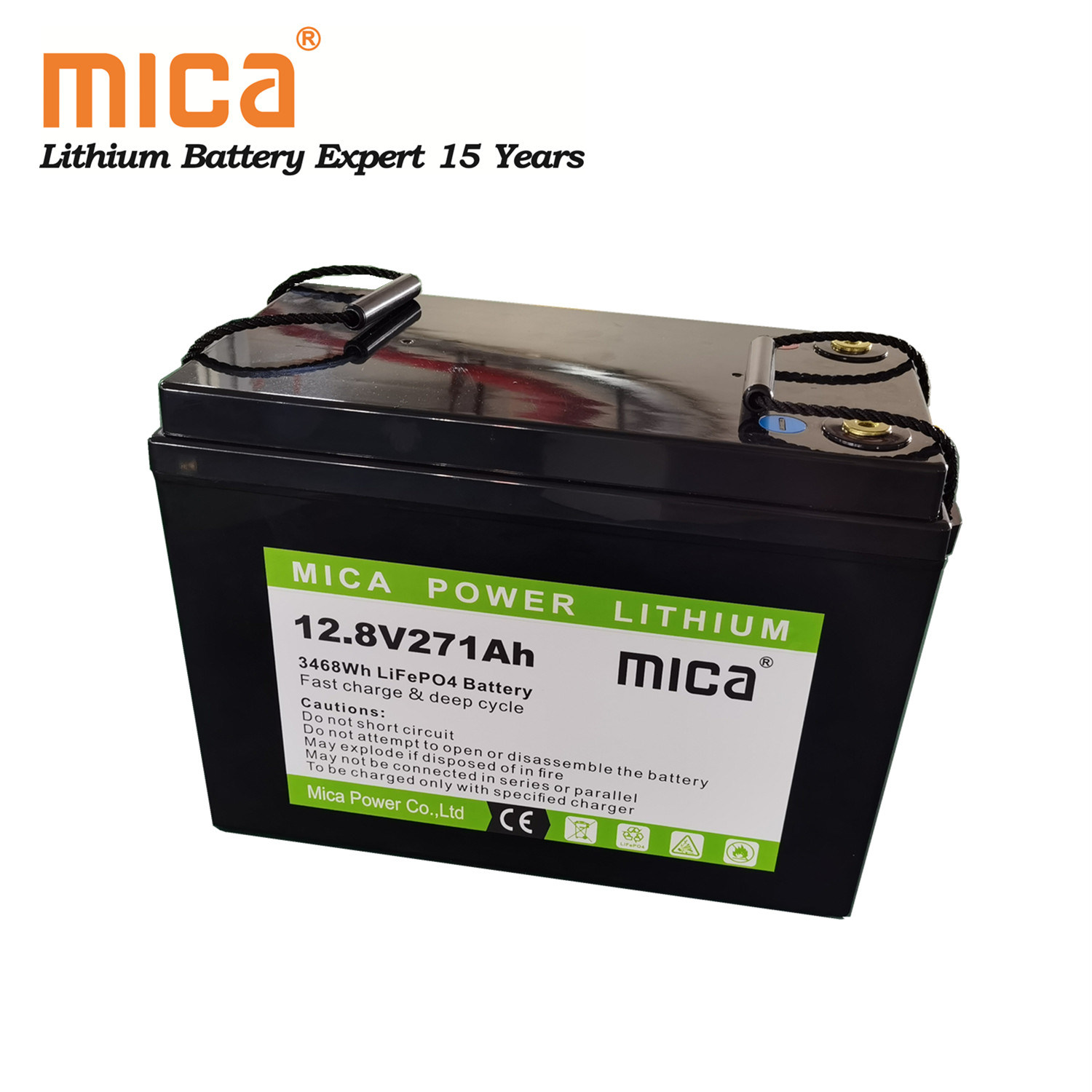 High Quality 12V 12.8V 25.6V 100ah 200ah 271ah 280ah Un38.3 CE UL LiFePO4 Battery Pack Lithium Ion Battery for RV PV Backup Golf Cart Marine Boat