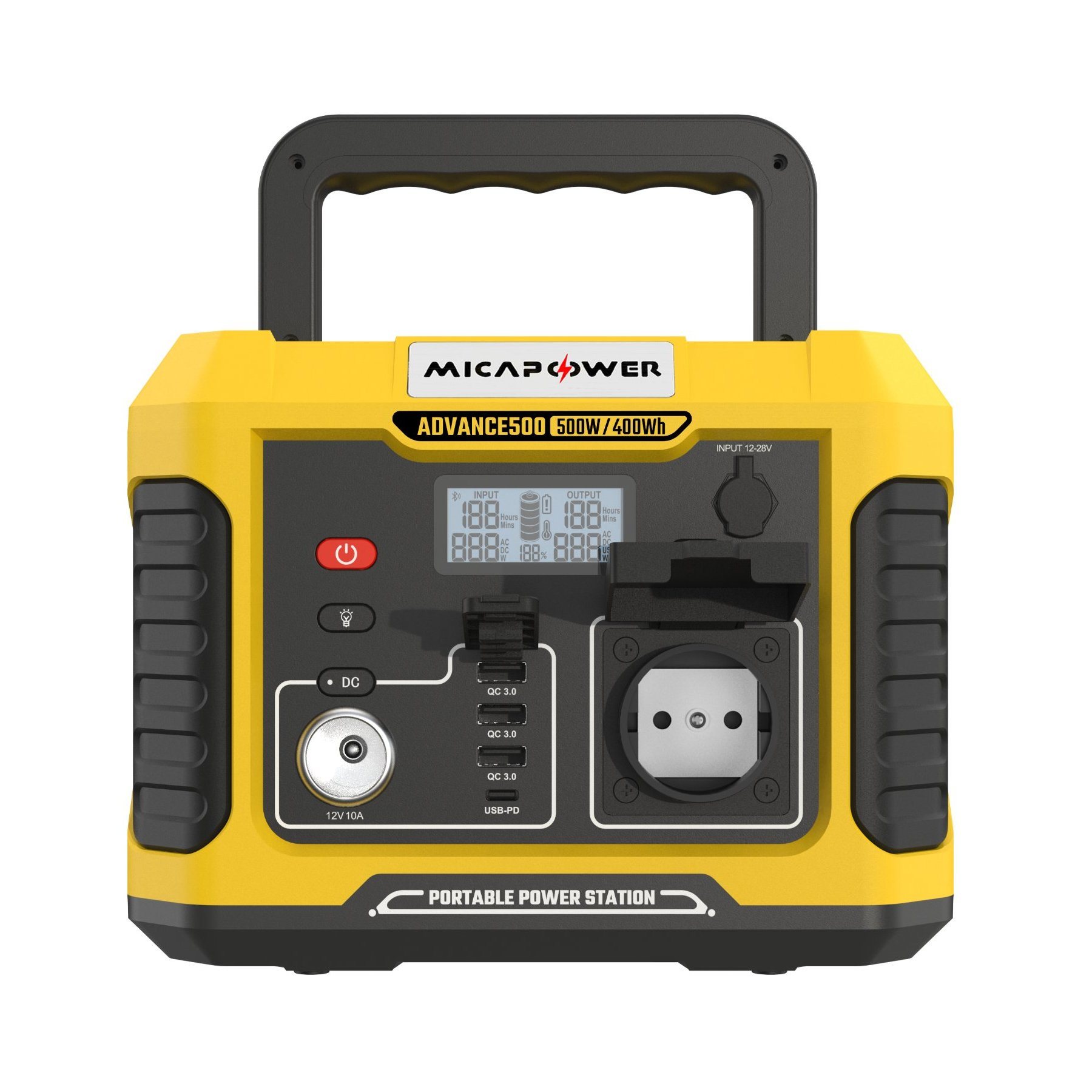 Advance500 Mika-500W Outdoor Portable Power Station Generator Lithium Battery Bank for Portable Power Pack