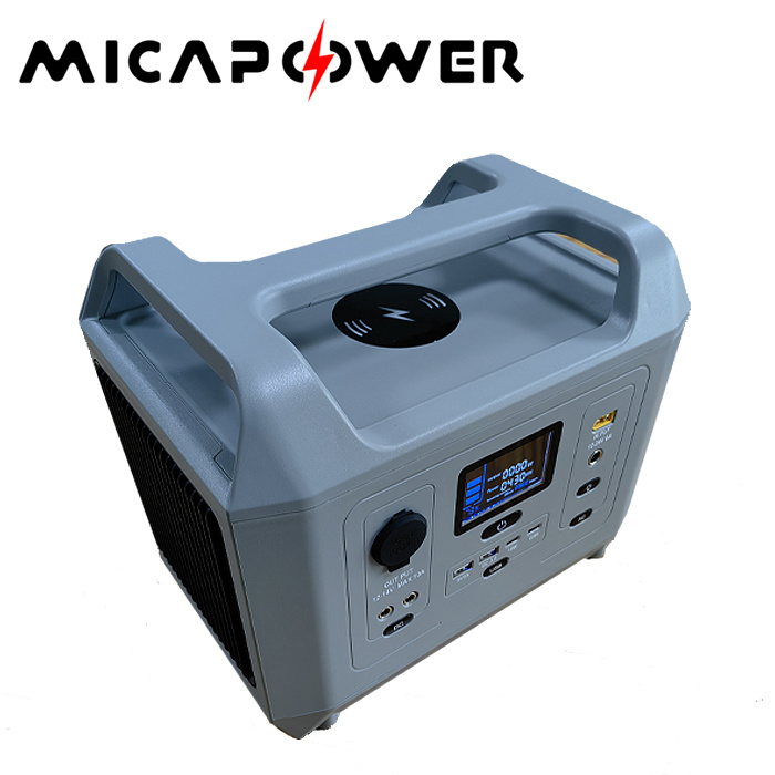 Mica Lowest Price Emergency Backup Battery 600W 1000W 1500W Portable Power Supply Solar Power Generator Portable Power Station Factory OEM/ODM