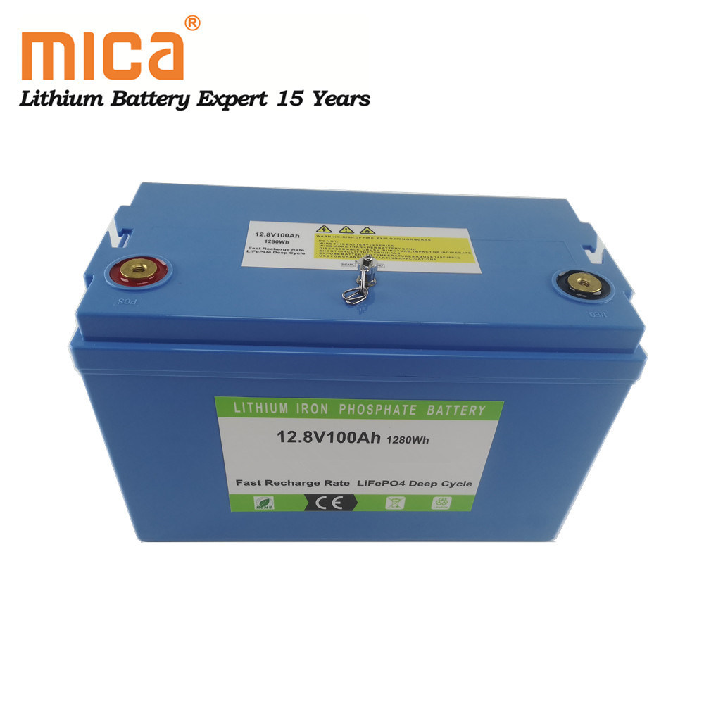 12V 12.8V 100ah Lithium Ion Battery Pack Energy Storage Battery for off-Grid Solar System