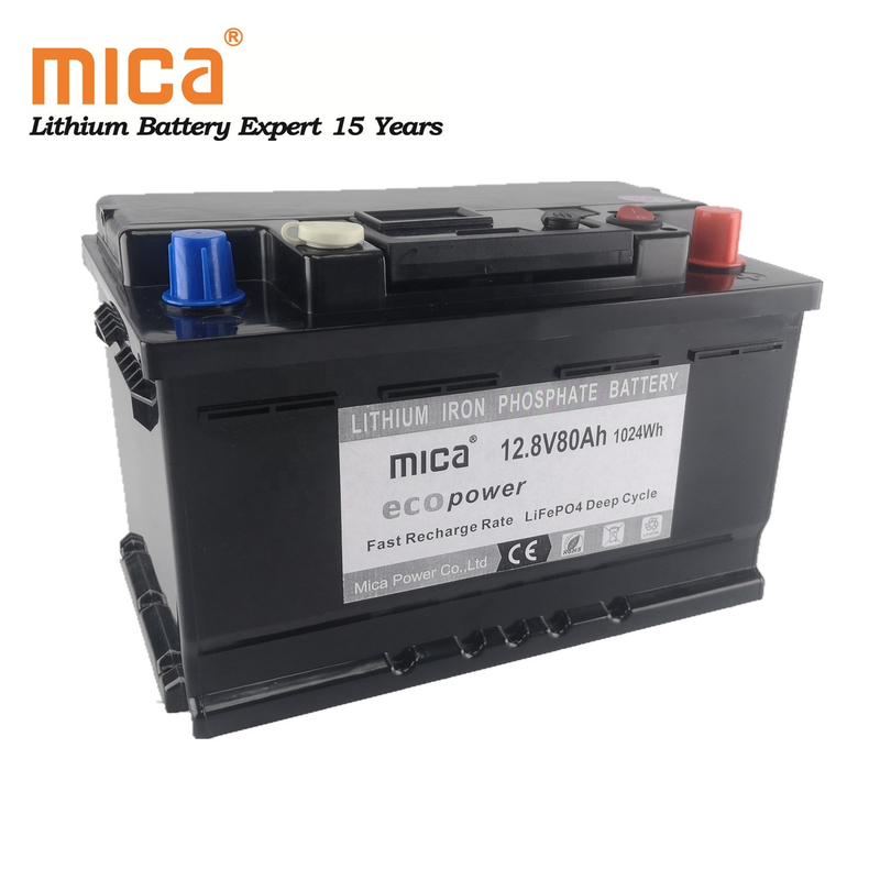 High Performance Factory Price Lithium Motorcycl Battery 12V 80ah 1kwh Rechargeable Lithium-Ion Battery