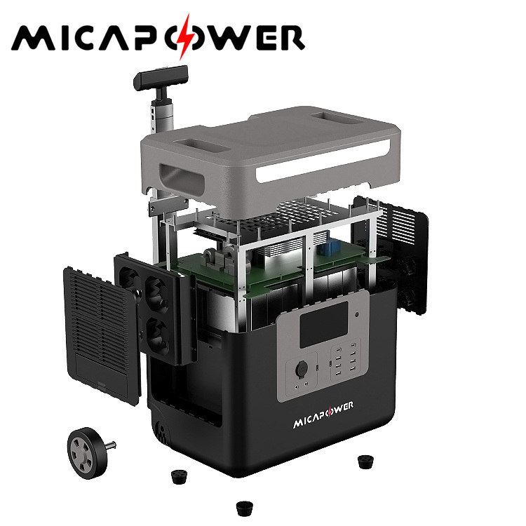 3600W Solar Intelligent Controller 48V LiFePO4 Battery UPS MPPT 3000W Trolley Power Stations