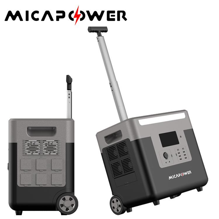 3600W Solar Intelligent Controller 48V LiFePO4 Battery UPS MPPT 3000W Trolley Power Stations