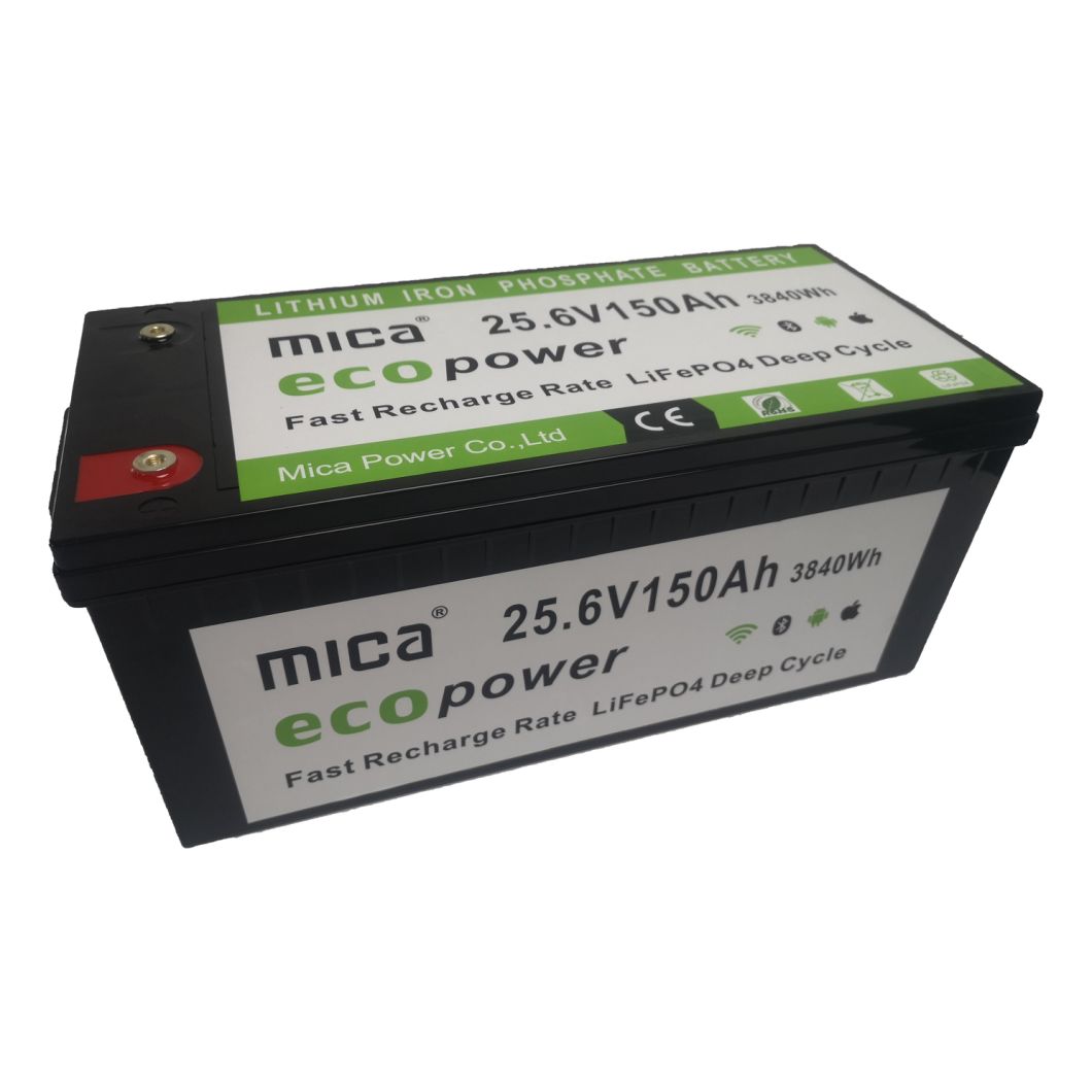Mica Deep Cycle 24V 25.6V 150ah Lithium Ion LiFePO4 Battery for Power and Solar Storage
