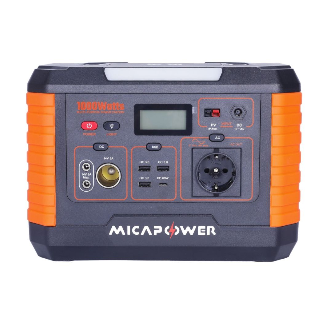 Un MSDS CE Solar UPS Multi-Function Energy Storage 600W Portable Power Station