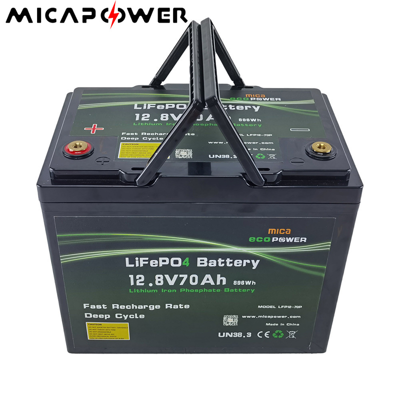 12V 70ah Li-ion Battery for RV, Solar Energy, Wall Solar-LiFePO4 Technology-Long Lasting 12volt Lithium Battery Pack