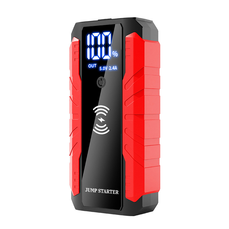 Mica 12V 1200A Gasoline Vehicle Booster Portable Wireless Charging Power Bank Flashlight Multifunction Jump Starters