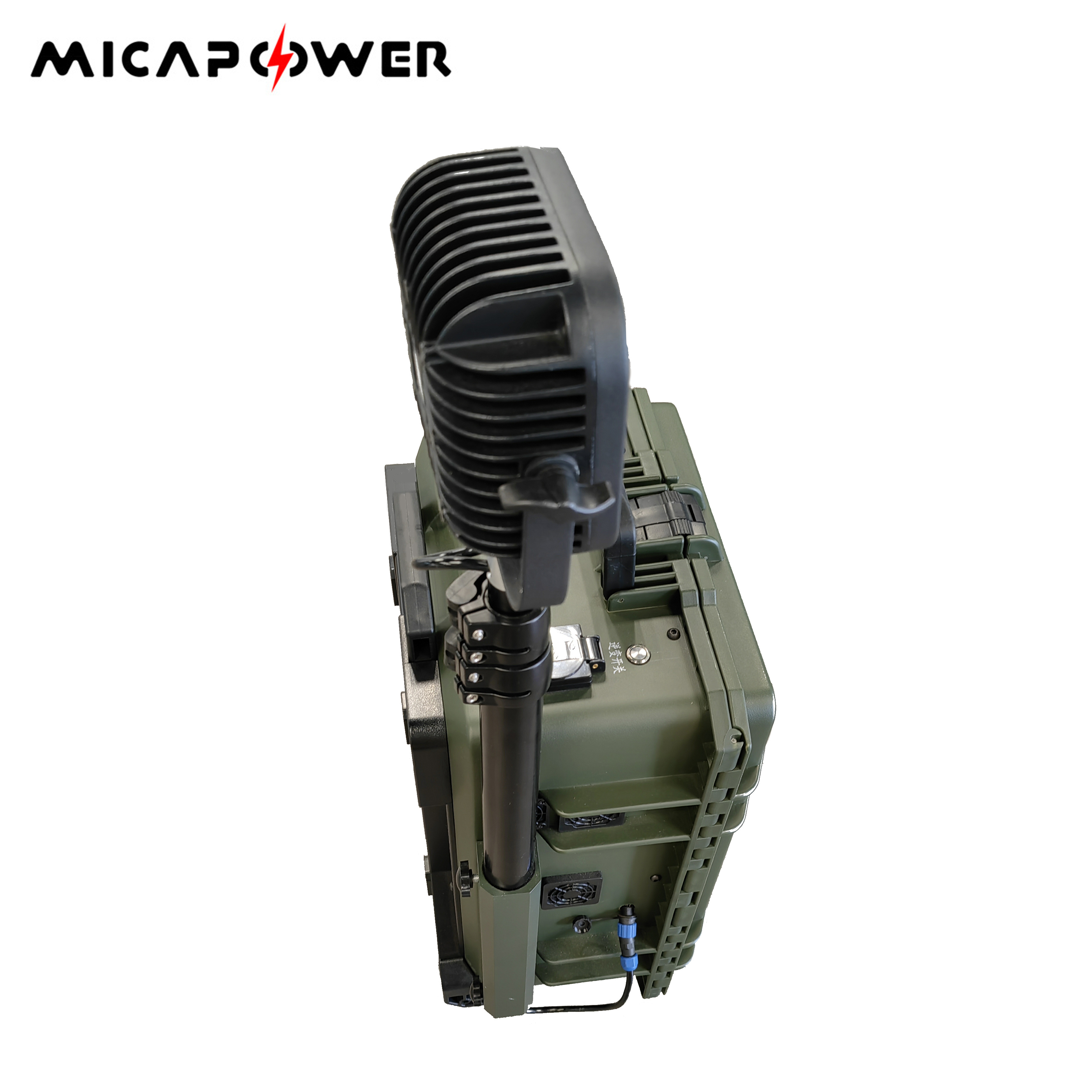 3000W 70000mAh 72000mAh 1000W 2400 Watt Green Color LiFePO4 Cell Lithium Battery Draw-Bar Box Portable Power Station for Camping/Outdoor/Mobile