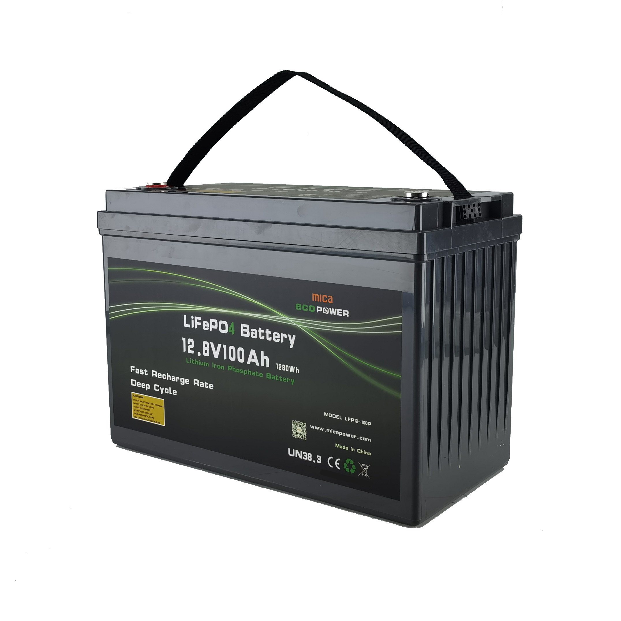 CE CB Un Low Temperature Operation 12V 100ah LiFePO4 Battery Pack with Heat Film Bluetooth Energy Storage Battery