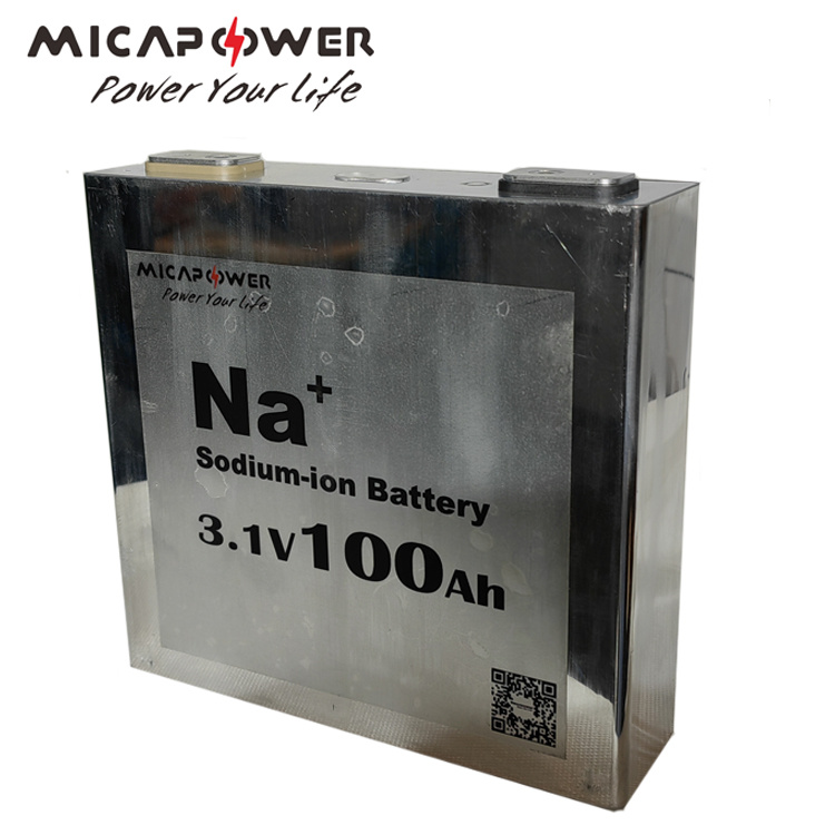 Mica Factory Solar Cell Prismatic Sodium Ion Battery 3.1V 100ah Na Ion Battery Cell for Energy Systems