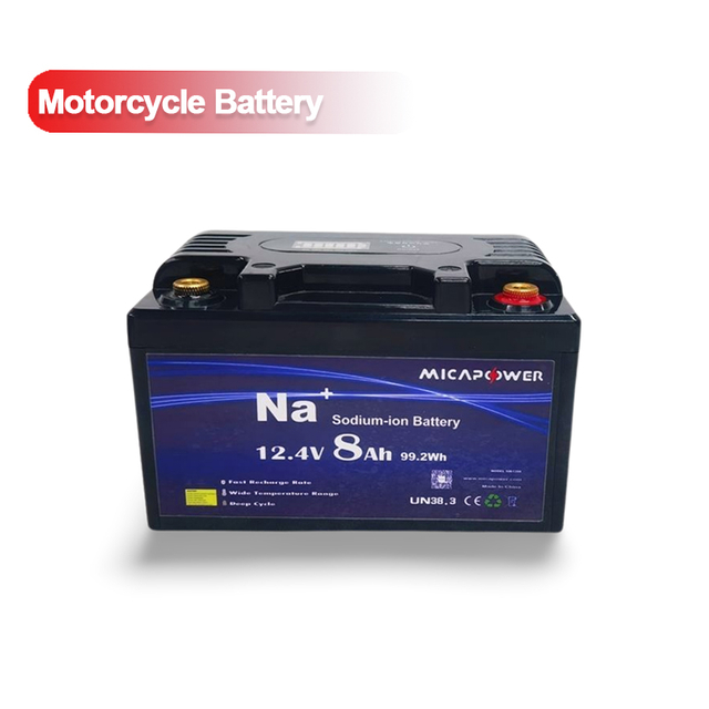 Mica 12V 8ah Motorcycle Battery Low Temperature Sodium Ion Battery 