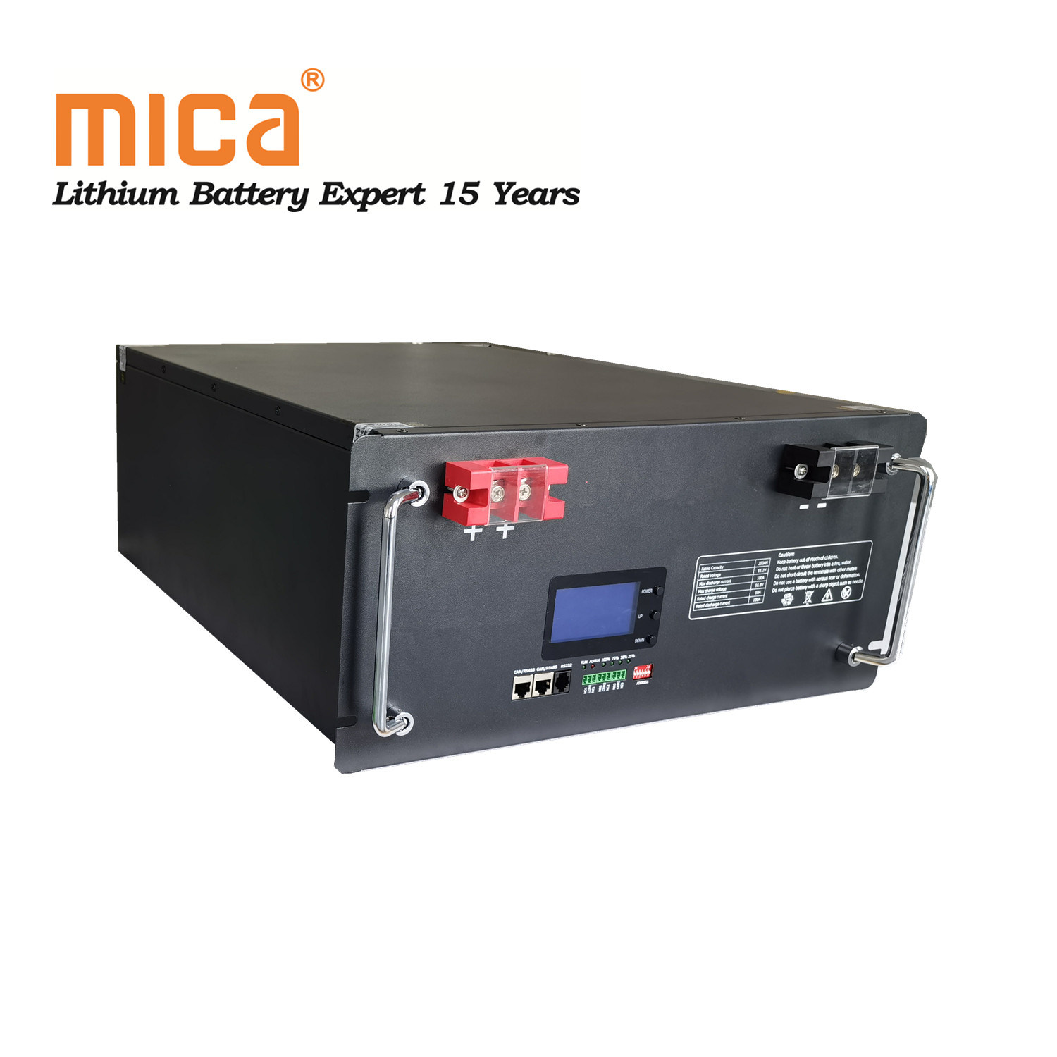 10kwh Ess High Performance BMS 48V 200ah 5u LiFePO4 Battery Li-ion Lithium Ion Battery Pack