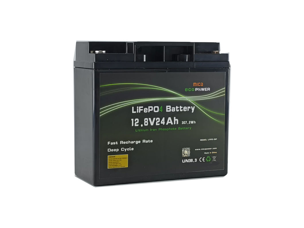 Customized LFP 12V/12.8V 24ah LiFePO4 Battery Lithium Iron Phosphate Battery Li-ion Battery with Built-in BMS