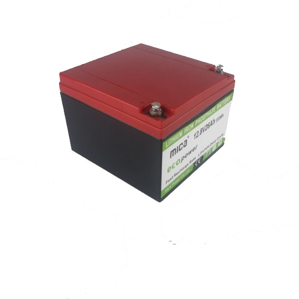 Deep Cycle 12V 26ah Lithium Iron Phosphate LiFePO4 Battery Pack for RV Solar Marine