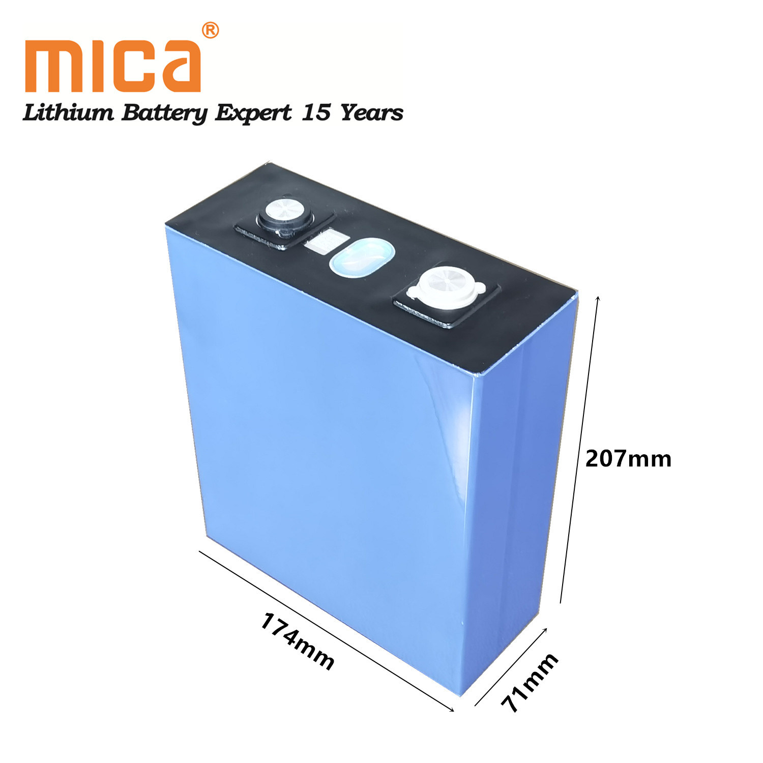 Customized Manufacturer Prismatic Battery Cell 3.2V 280ah Rechargeable LiFePO4 Batteri Cells for Solar Energy System PV System