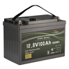 Manufacturer 12V Solar Battery 100ah Lithium Lihtium Phosphate Battery LiFePO4 Battery for RV Camper Camping with Dual USB LCD Display with Un38.3 MSDS Report