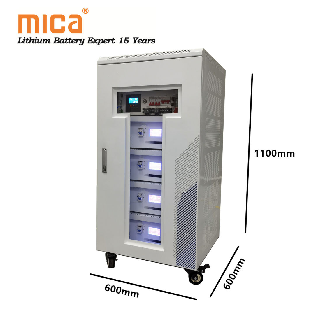 Solar Battery 48V 100ah 5u LiFePO4 Battery Pack 20kwh 15kwh 10kwh Solar Energy Storage System Cabinet with 5kw Inverter