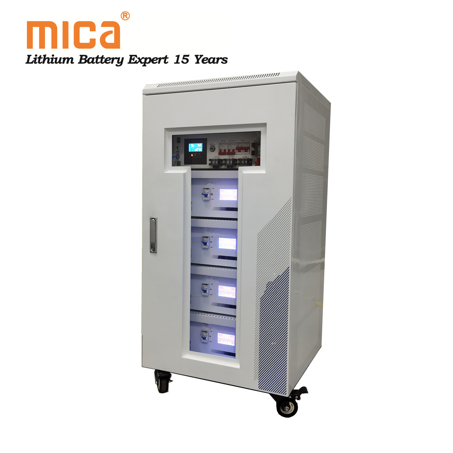 5 Year Warranty Offgrid 20kwh Packable Energy Storage UPS Backup Battery 48V 100ah Lithium Ion Battery Cabinet MPPT Solar Panels