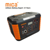 12V DC 500W Solar Input LCD Display Outdoor UPS Portable Power Station 220V AC Output
