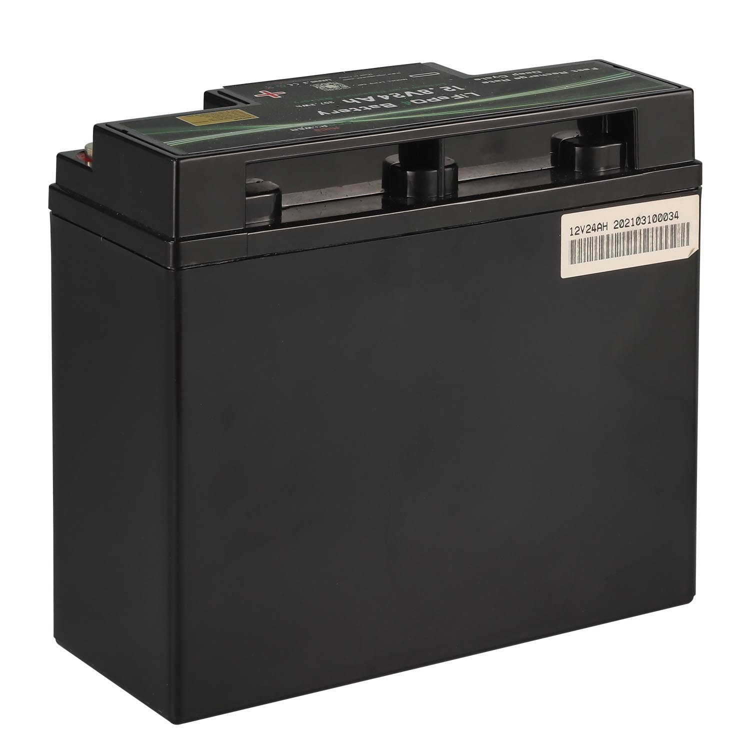 12V 24ah LiFePO4 Lithium Iron Phosphate Battery Pack ABS Case for Solar Energy Storage