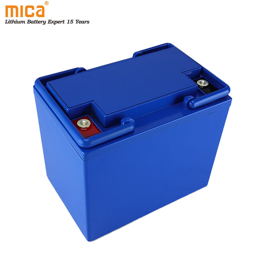 4000 Cycles 12V 52ah 50ah Lithium Iron Phosphate Llifepo4 Automobile Battery Pack with BMS