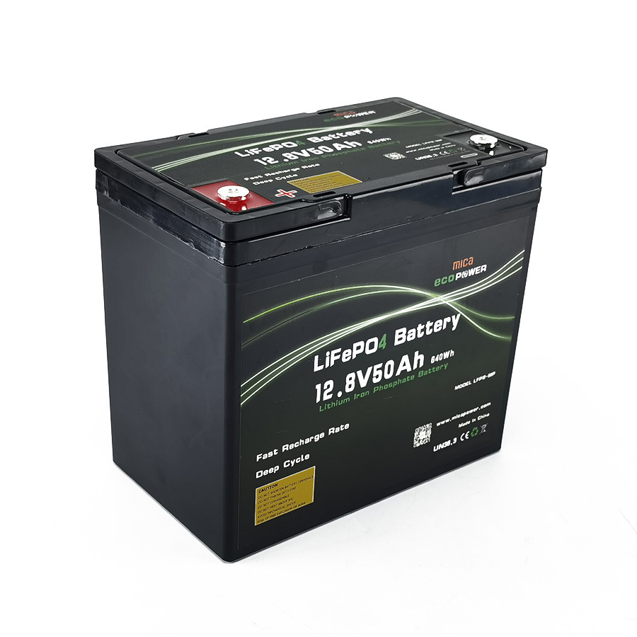 Factory 12V 50ah 60ah Deep Cycle Rechargeable Lithium Iron Phosphate Battery LiFePO4 Battery for Solar Energy System Street Light Marine Boat Camper with CE