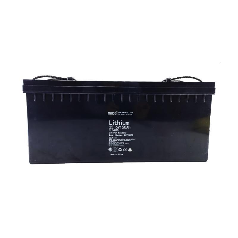 Factory Directly Supply 25.6V 24V 150ah Lithium Ion Battery Pack LiFePO4 Battery with BMS for Solar Energy System PV System Solarspeicherbatterie