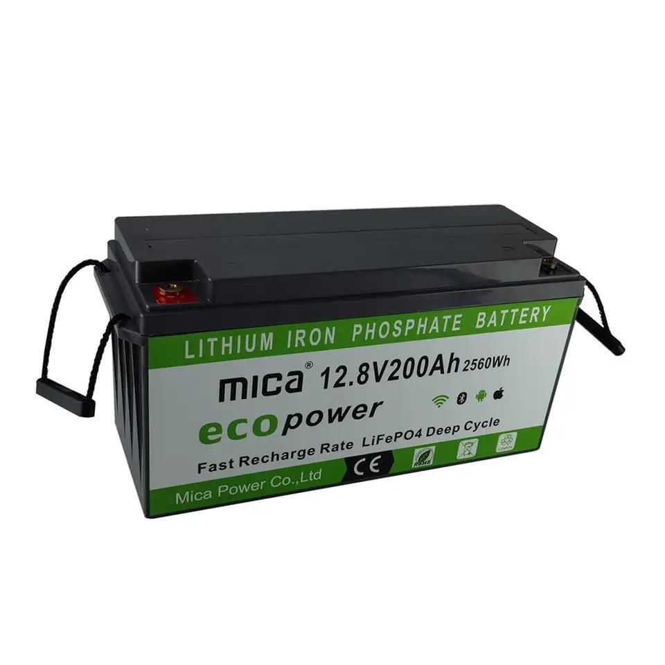 Mica LiFePO4 Battery 12V 100ah 150ah Lithium Iron Phosphate Battery for RV/Golf Cart/Yacht/Marine Solar Storage Battery Pack